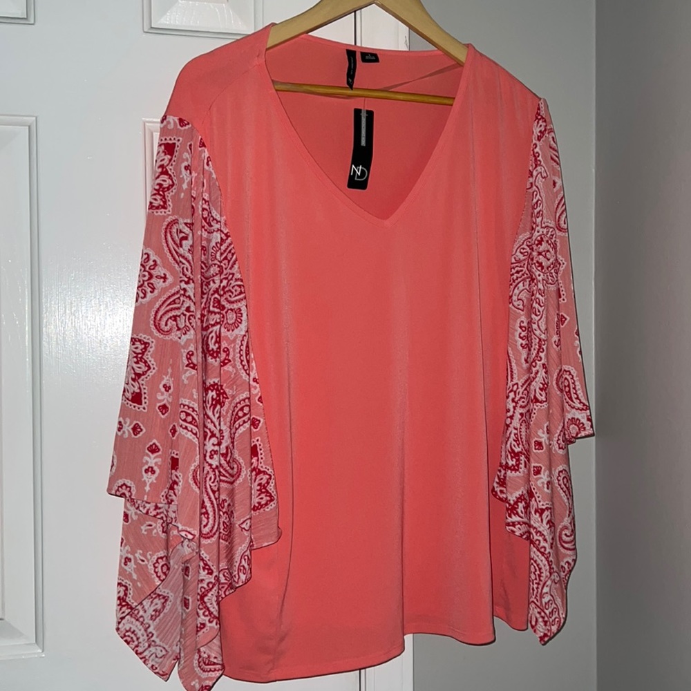 V Neck Tunic Top